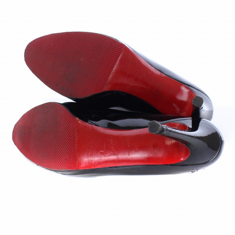 クリスチャンルブタン Christian louboutin パンプス ラウンドトゥ