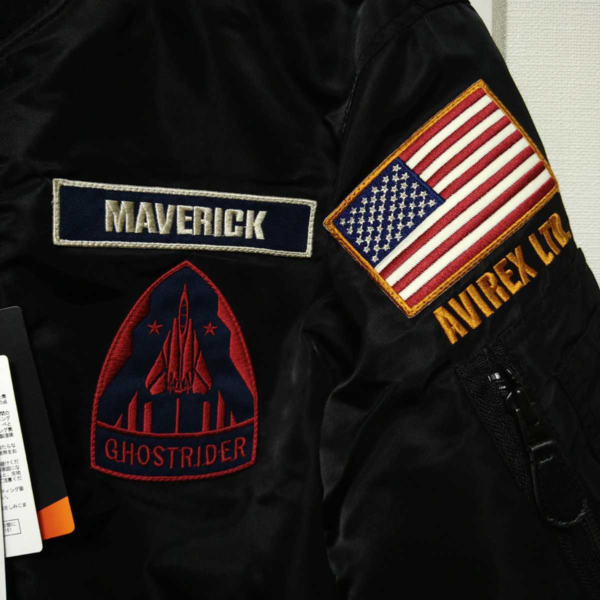 AVIREX/新品メンズM/MA-1フライトジャケット/TOP GUN MAVERICK/トップ 