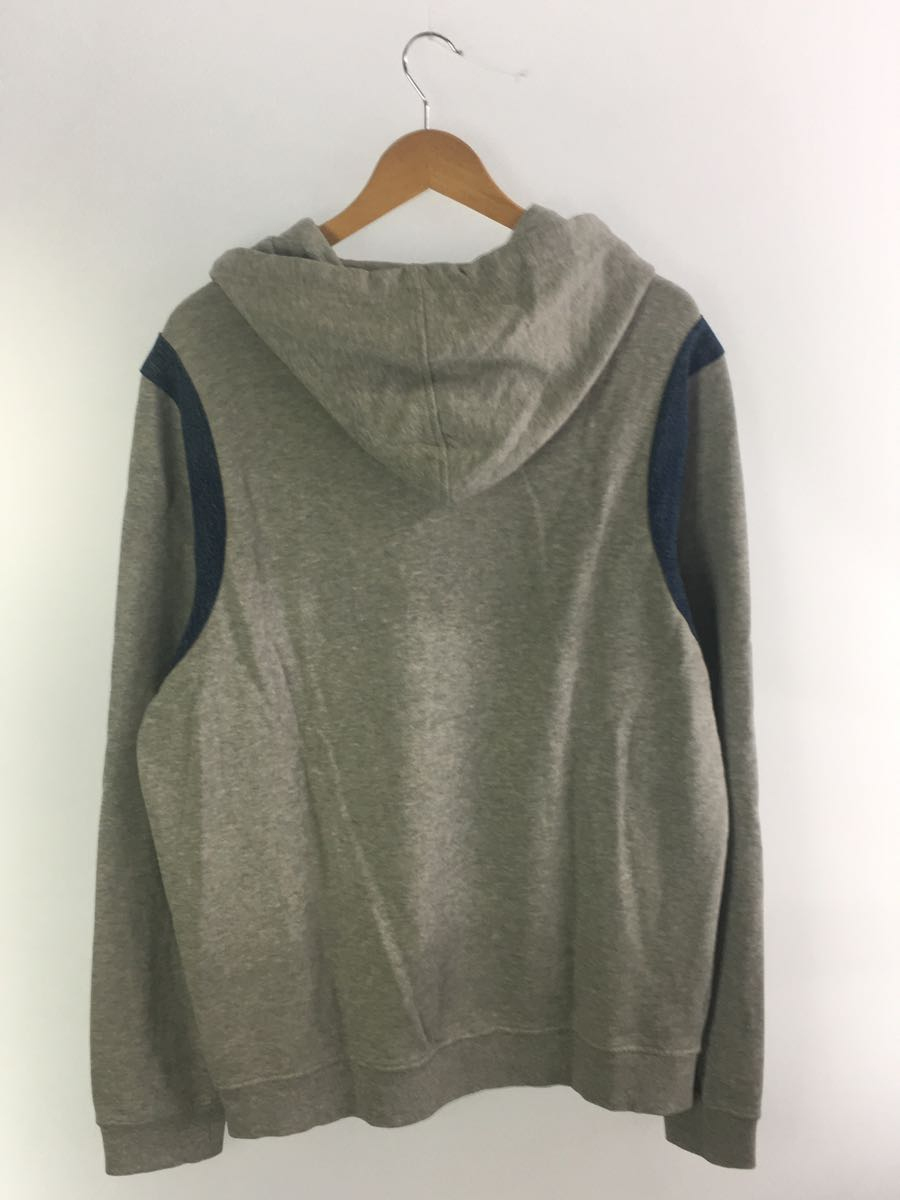 DIESEL◇ジップパーカー/XXL/コットン/GRY/無地/RN93243 CA25594(XL