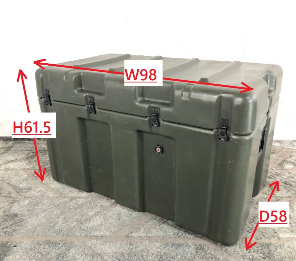 米軍放出品】ペリカン/ハーディッグ ツールボックス ハードケース
