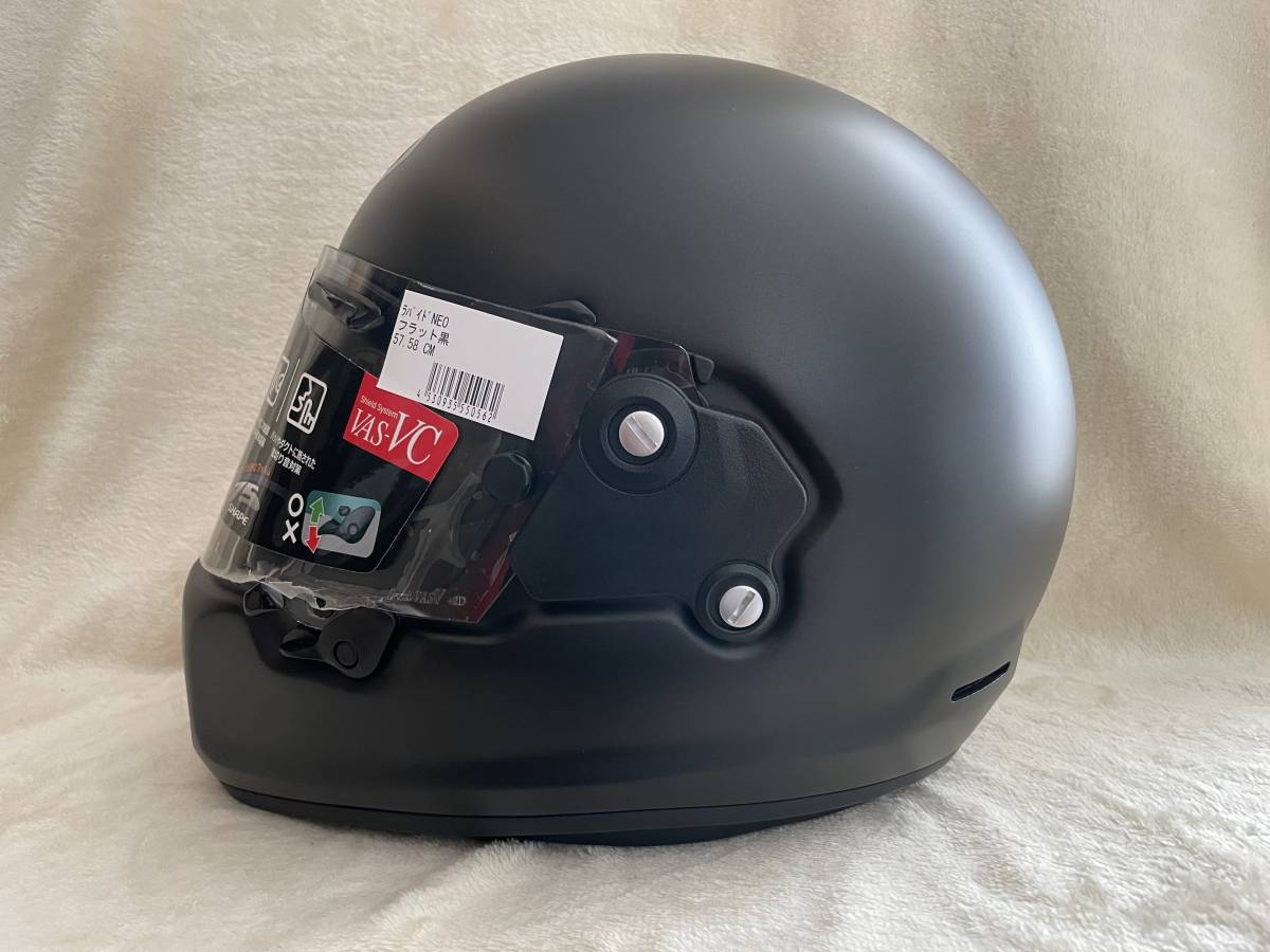 アライ(Arai) バイクヘルメット フルフェイス RAPIDE NEO FLAT BLACK 