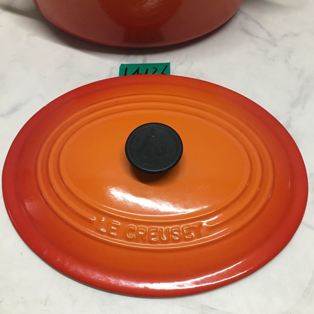 L4126)LE CREUSET ル・クルーゼ ココットロンド 両手鍋 25cm