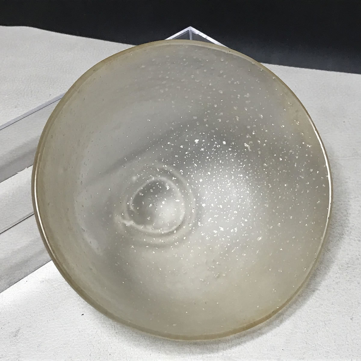 ぎやまん 青嵐窯 - 銀散し 共箱 Yahoo!オークション 茶碗 (造) 夏茶碗