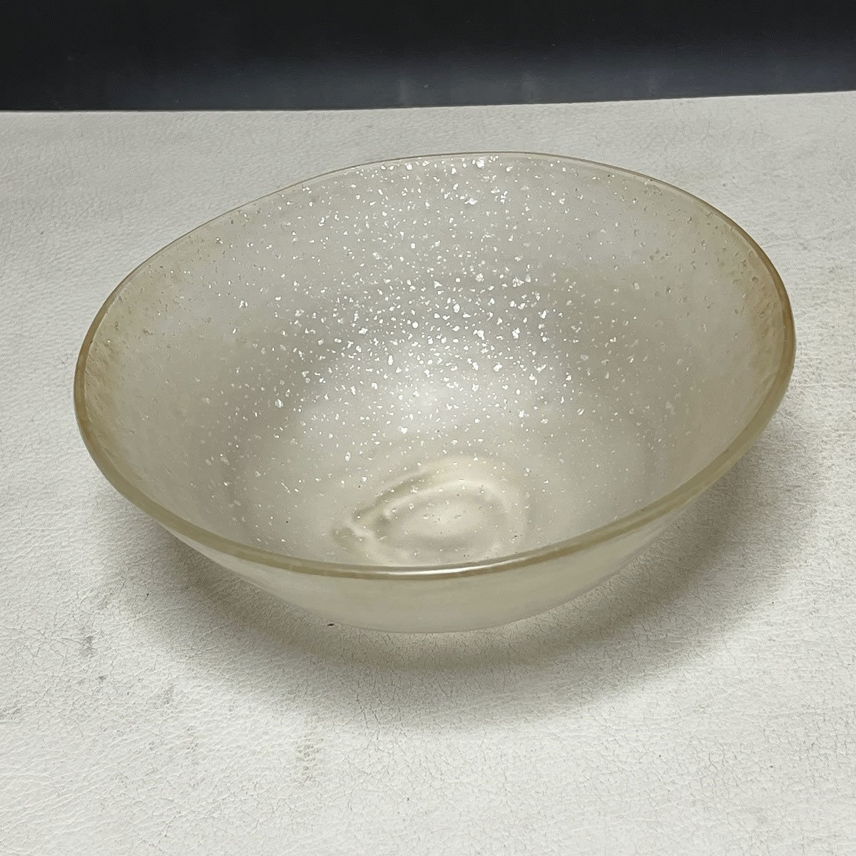 ぎやまん 青嵐窯 - 銀散し 共箱 Yahoo!オークション 茶碗 (造) 夏茶碗