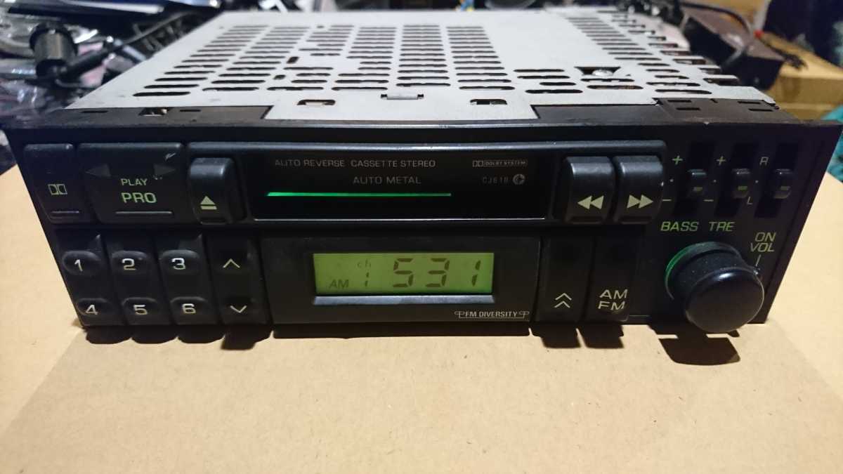 クラリオン　ニッサン純正カセットデッキ　PN-9303E（未確認ジャンク）ネオクラシック ハチマルヒーロー 当時物 