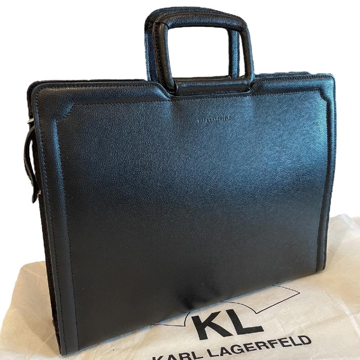 KARL LAGERFELD カールラガーフェルド ブリーフケース ブラック系 