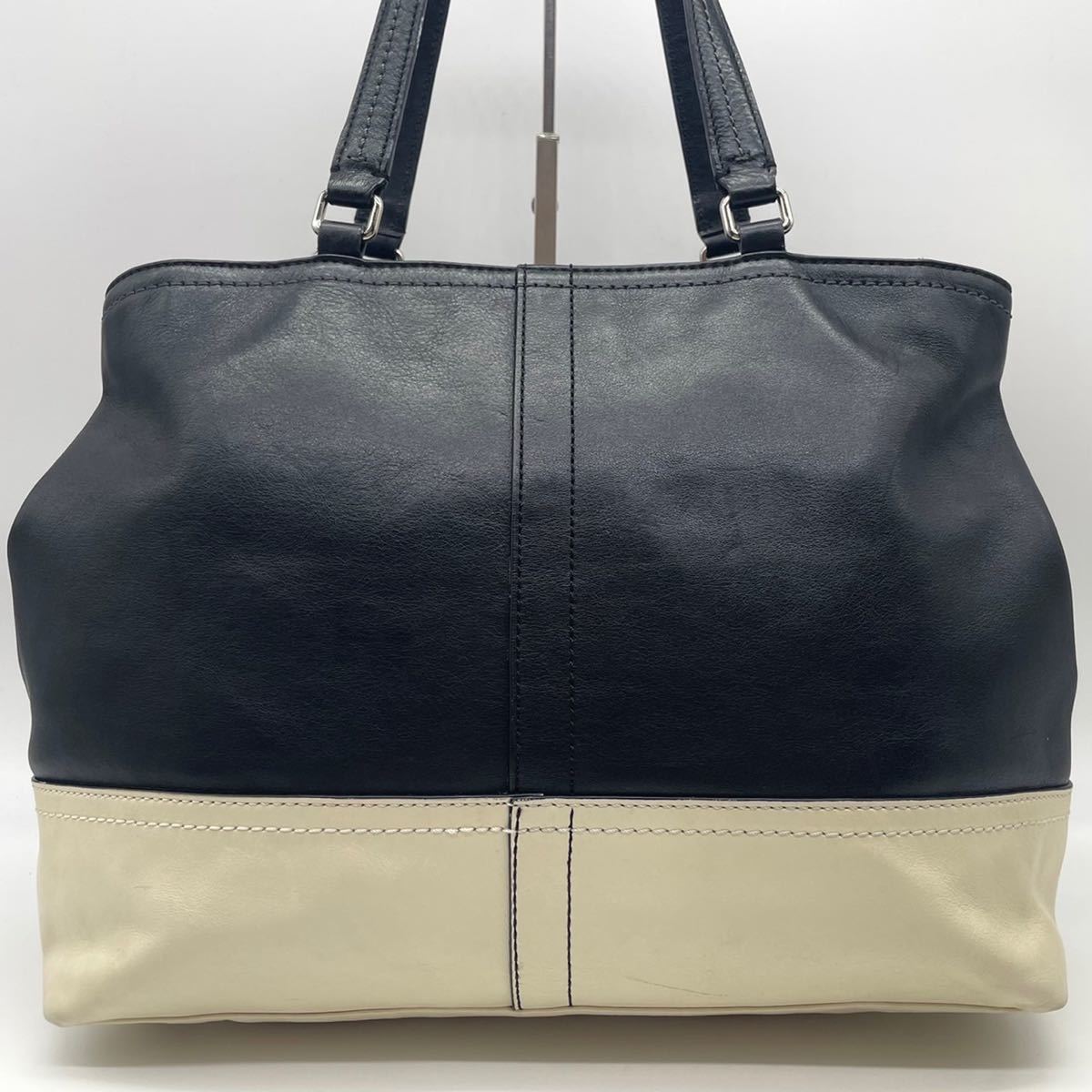 1円〜 COACH コーチ トートバッグ ビジネスバッグ 肩掛け可 A4収納可