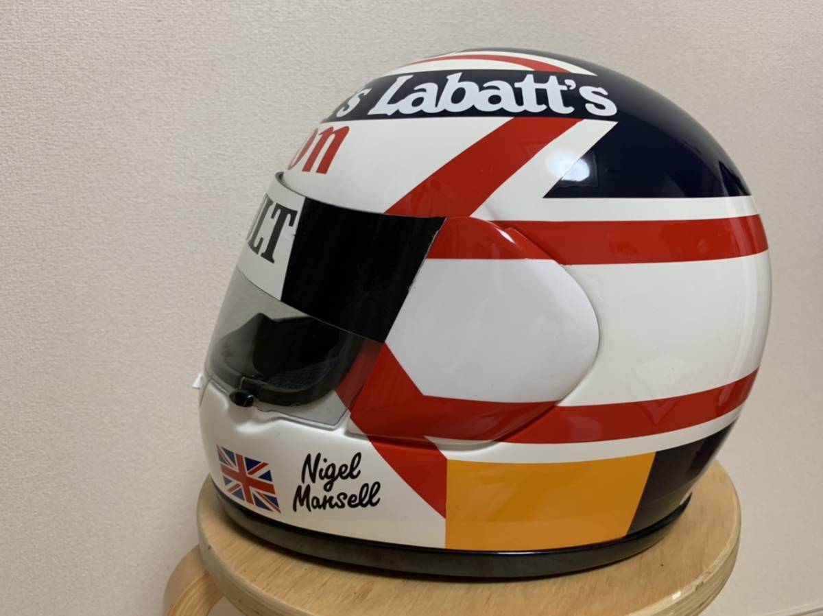 Arai アライヘルメット ナイジェル.マンセル レプリカ F1 CANON(L 
