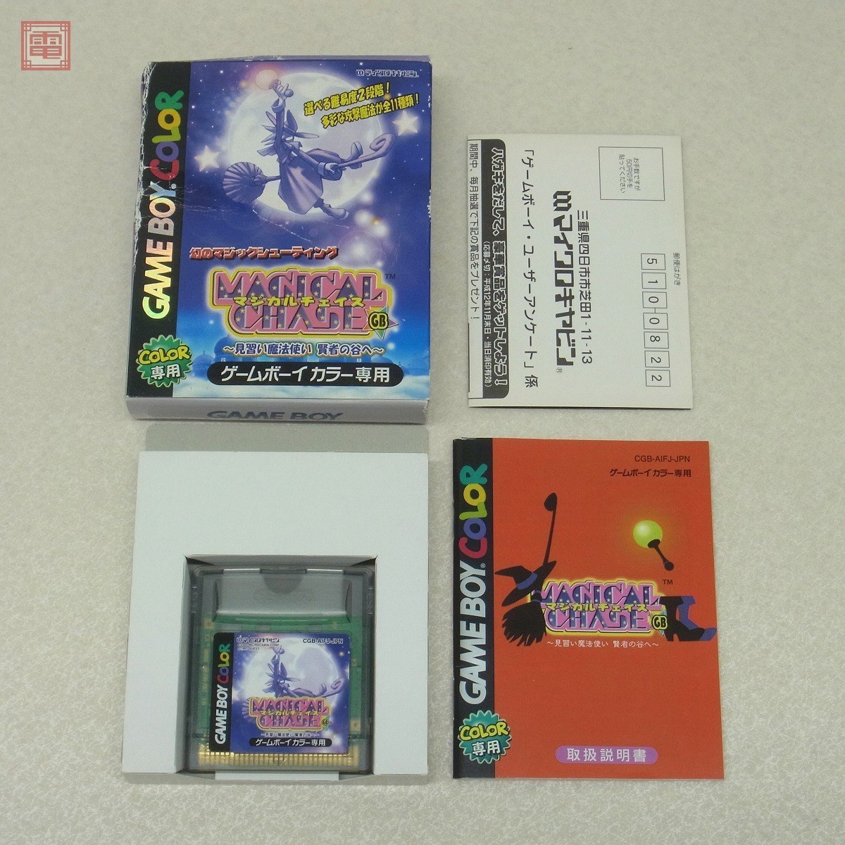 マジカルチェイスGB 見習い魔法使い 賢者の谷へ ゲームボーイカラー 