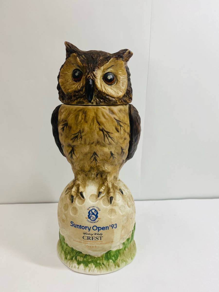 Suntory Crest Suntory Open '93 フクロウボトル Suntory Crest
