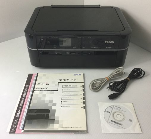 お買い得，SALE み EPSON エプソン Colorio インクジェット複合機 EP-704A B2286(A4プリンタ)｜売買されたオークション情報、yahooの商品情報をアーカイブ公開 - オークファン エプソン