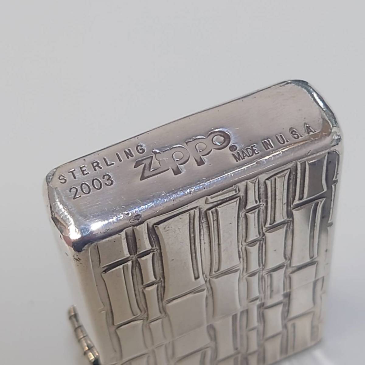 1円～ レア 希少 ジッポー スターリング シルバー 2003年 ZIPPO 