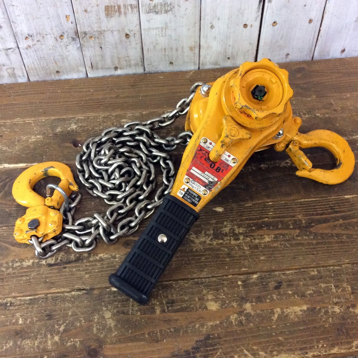 WH-3754 品 KITO キトー レバーブロック L5A 0.8t 0.8トン 800kg 