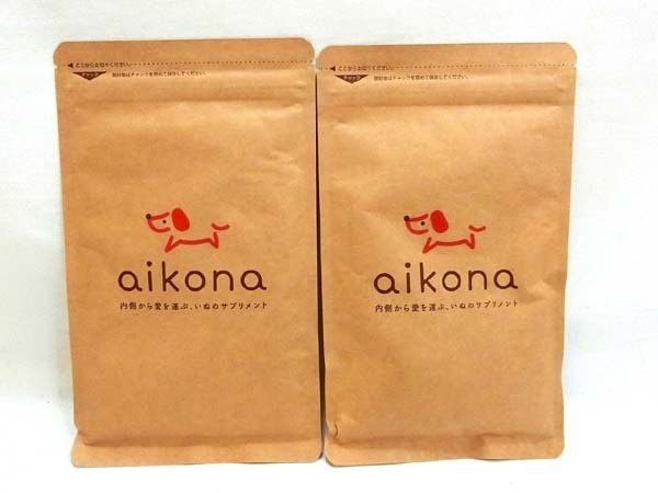 犬用品 【2袋セット】aikona ーあいこなー 犬用サプリメント 60g