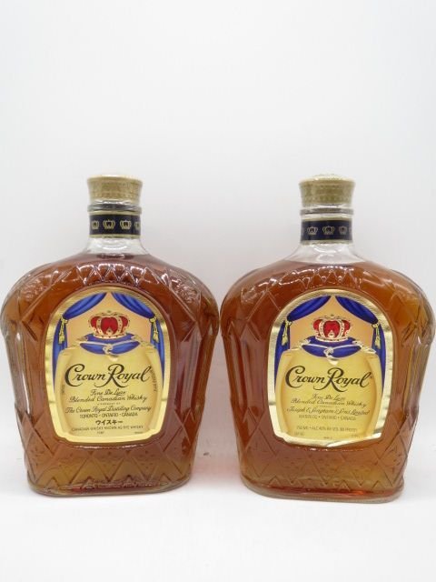 未開栓 洋酒 クラウンロイヤル Crown Royal 750ml 40% 2本セット