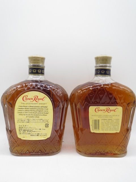 未開栓 洋酒 クラウンロイヤル Crown Royal 750ml 40% 2本セット