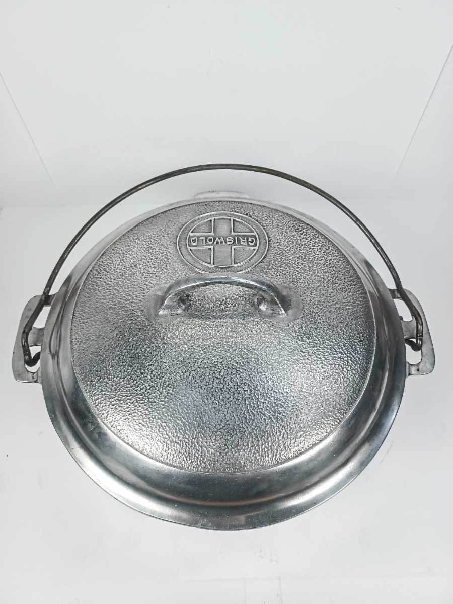 レア ビンテージ GRISWOLD no8 ダッチオーブン グリスウォルド アルミ