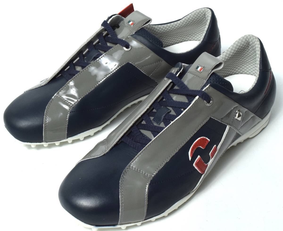 未使用4.4万 DUCA DEL COSMA デュカデルコスマ ゴルフシューズ 45