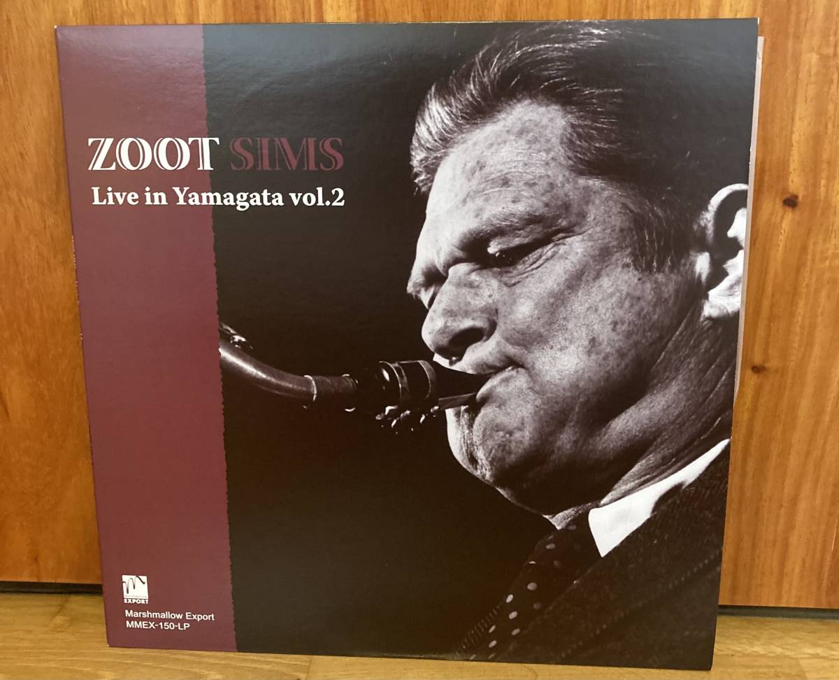 ZOOT SIMS LIVE IN YAMAGATA vol.2 アナログ レコード ライナー ZOOT SIMS LIVE IN YAMAGATA vol.2 アナログ レコード ライナー