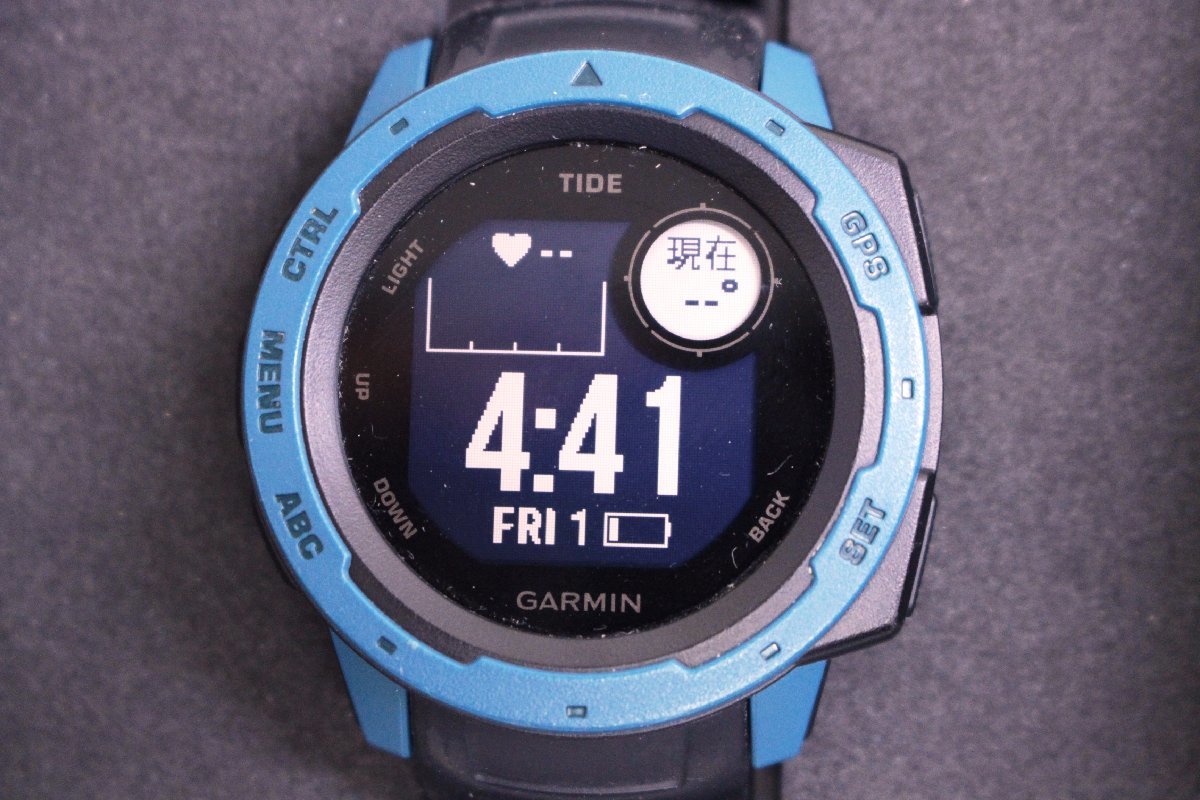 GARMIN アウトドアウォッチ Instinct Lakeside Blue Garmin Instinctを 