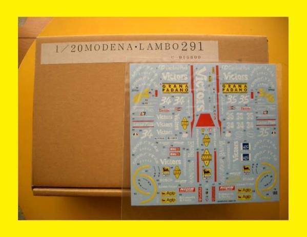 □1/20 クラブM モデナランボルギーニ M291+スペアデカール付き
