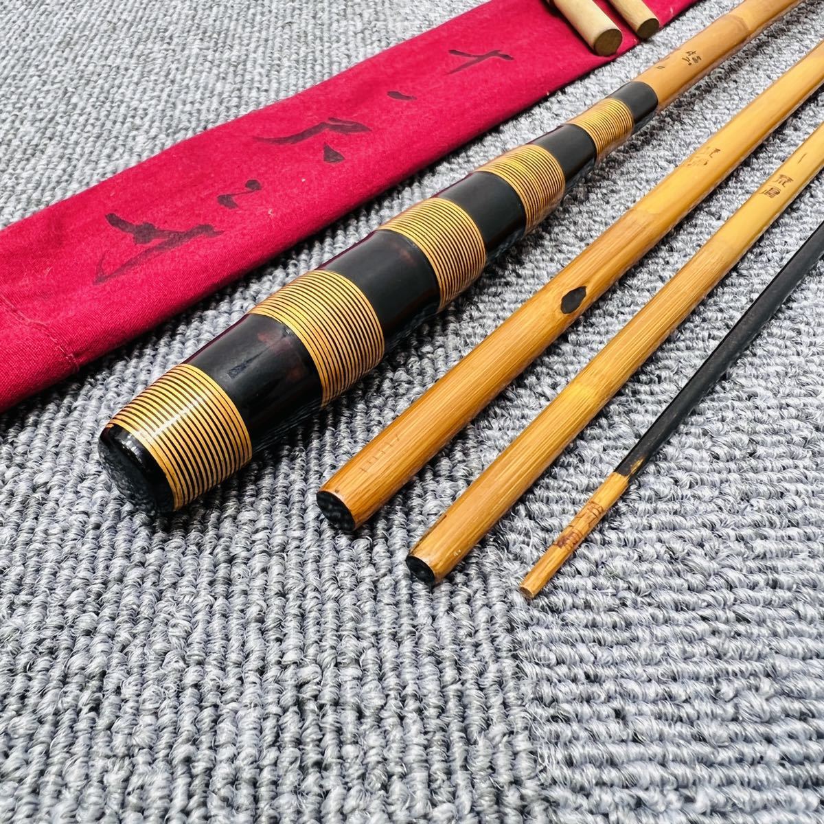 Yahoo!オークション - へら竹竿 荒浪 口巻 極み 14.1尺 中古