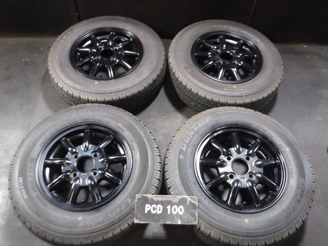 専用商品です ◇12インチ アルミ 4.5J+42 100-4H 155R12 軽トラ 軽バン 188359