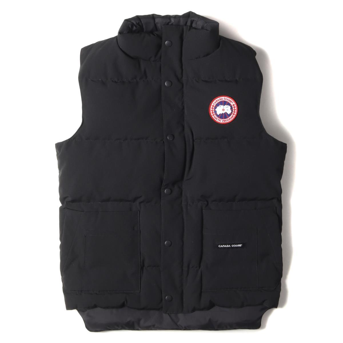  フリースタイルベスト ブラック CANADA GOOSE カナダグース フリースタイル ダウンベスト FREESTYLE