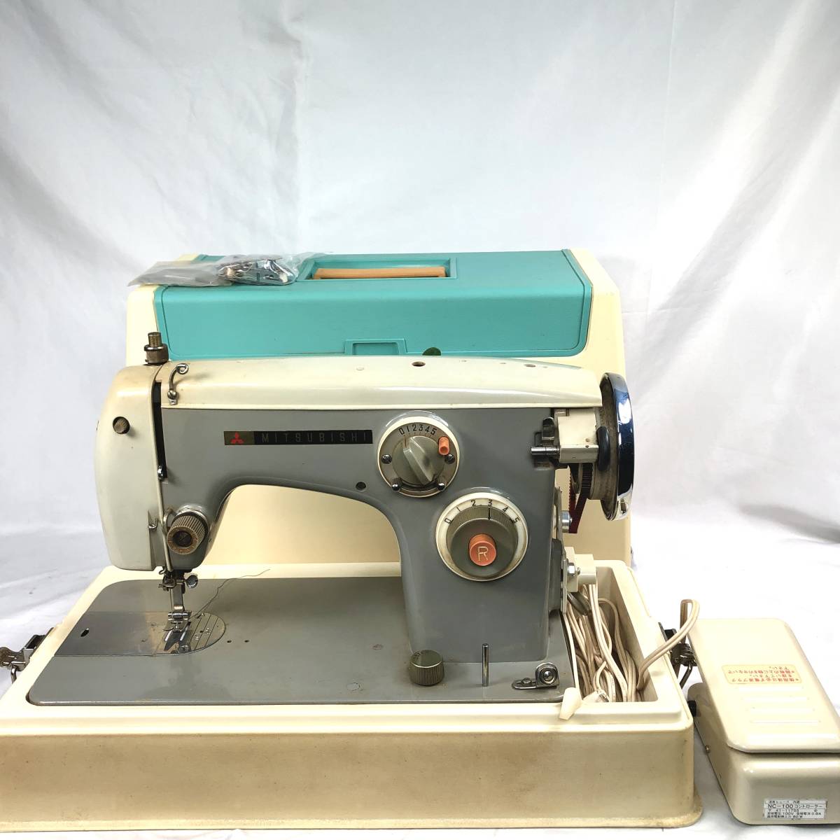 中古/動作確認済】三菱 ミシン NA-350 ALL MITSUBISHI/昭和レトロ 