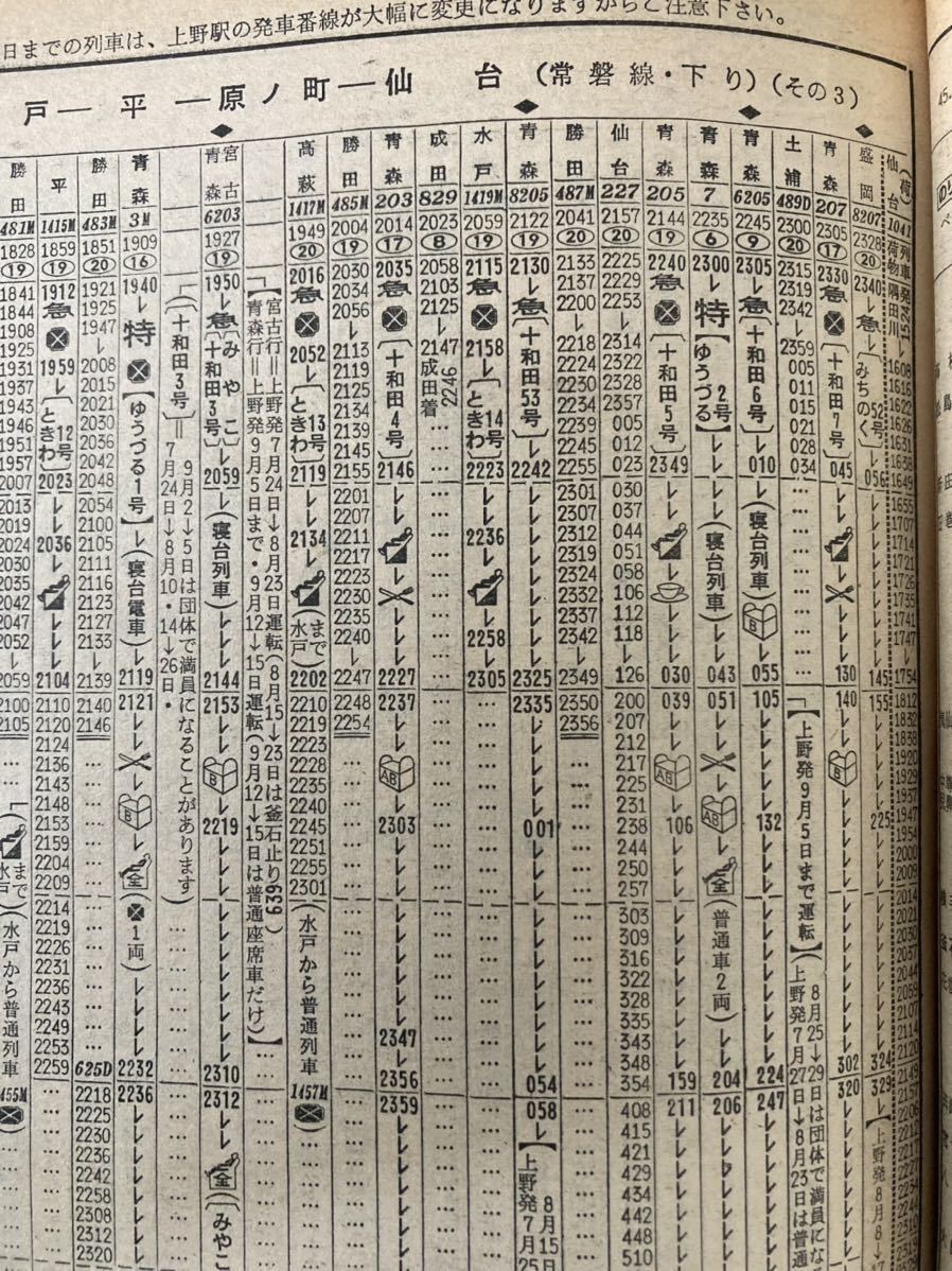 交通公社の時刻表 国鉄監修 : 時刻表復刻版1970年8月号 日本交通公社