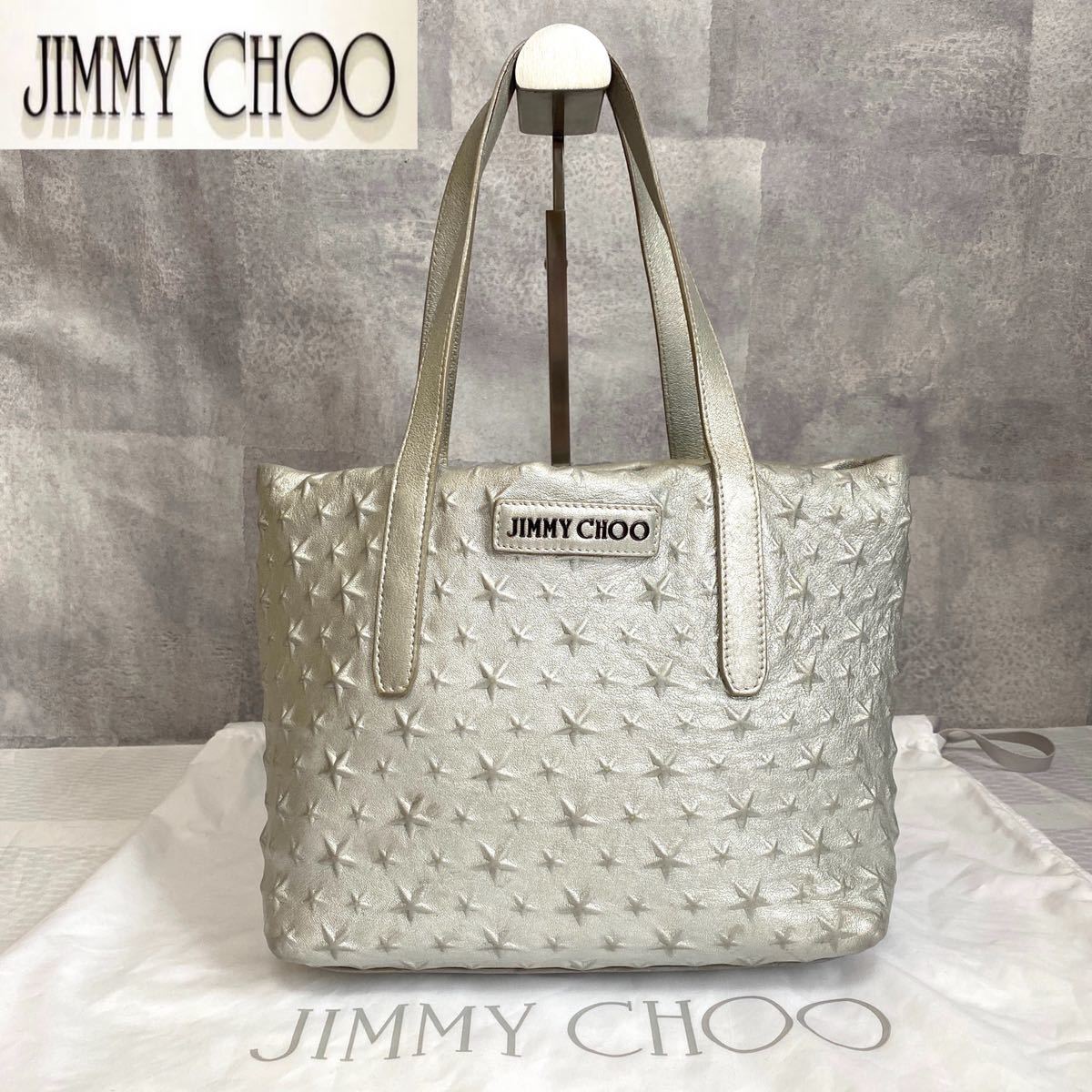 ジミーチュー］ JIMMY CHOO☆トートバッグ【SARA】 極美品 JIMMY CHOO