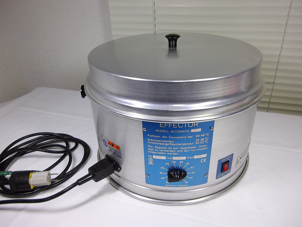 日仏商事 エフェクター乾式チョコレート溶解器 6L マチアスユーリック