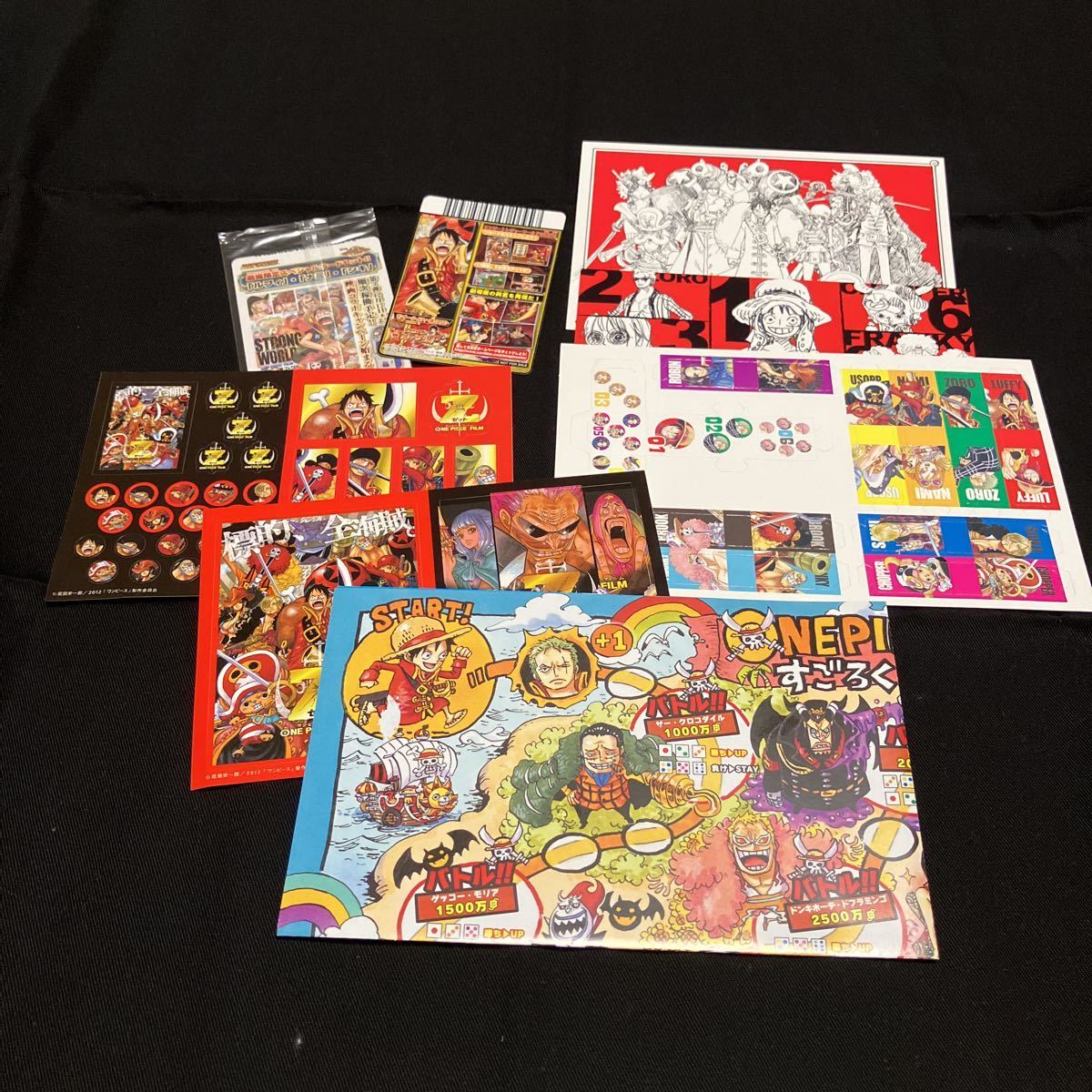 ONE PIECE 劇場版 入場者特典 零 千 壱萬八拾九 四十億 プラスオマケ 