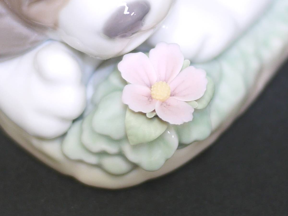 14A LLADRO リヤドロ No.6832『くんくん、いい匂い』NAO ナオ No.1349 