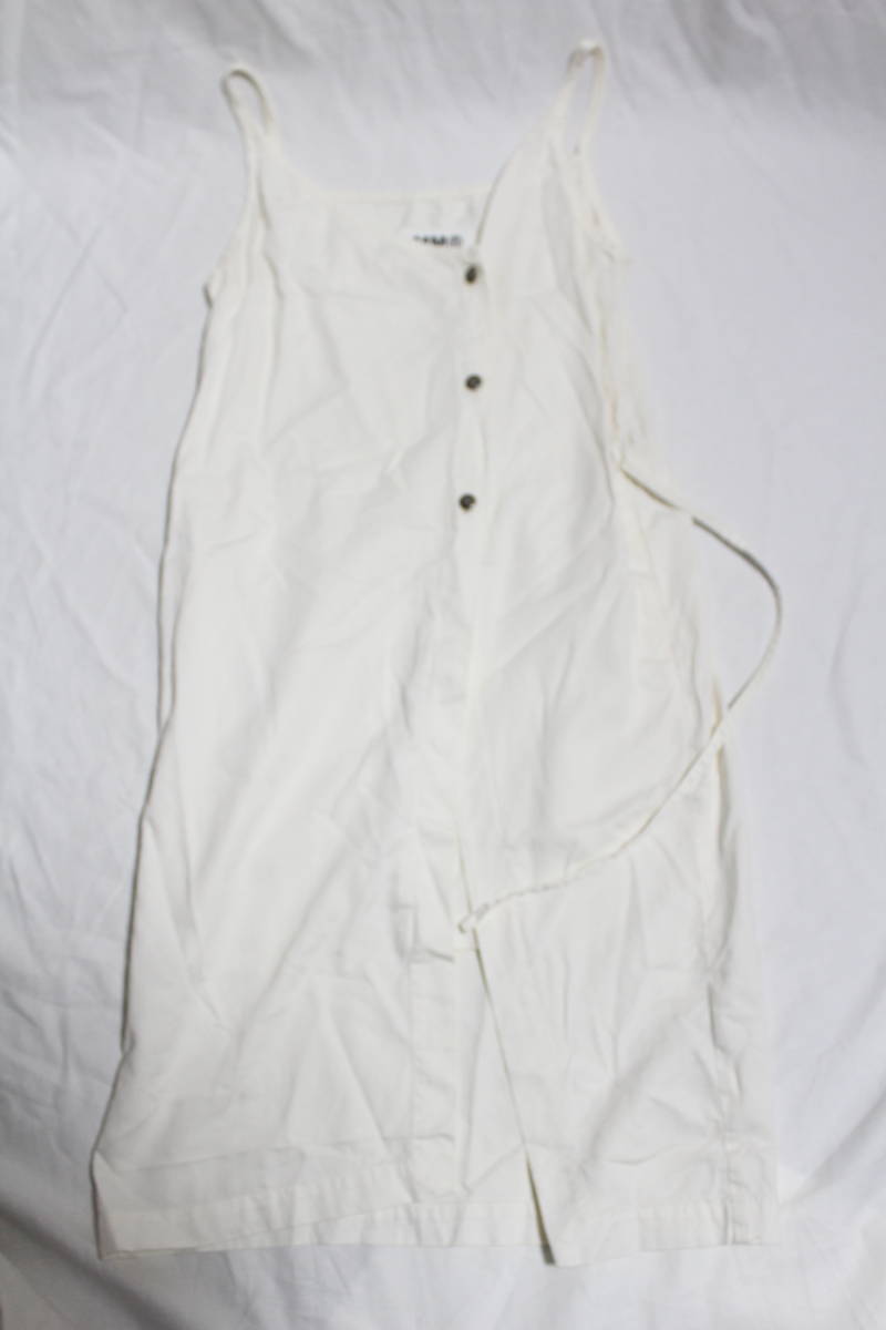 【定番，低価】 A493 エムエムシックス MM6 メゾンマルタン マルジェラ Maison Margiela キャミソール ワンピース 044 ホワイト系(ワンピース)｜売買されたオークション情報、yahooの商品情報をアーカイブ公開 - オ 女性用