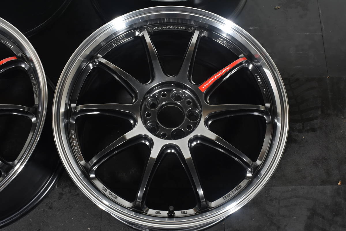 ☆WORK エモーション ZR10 18インチ☆4本セット☆PCD100 8.5J +47☆86 