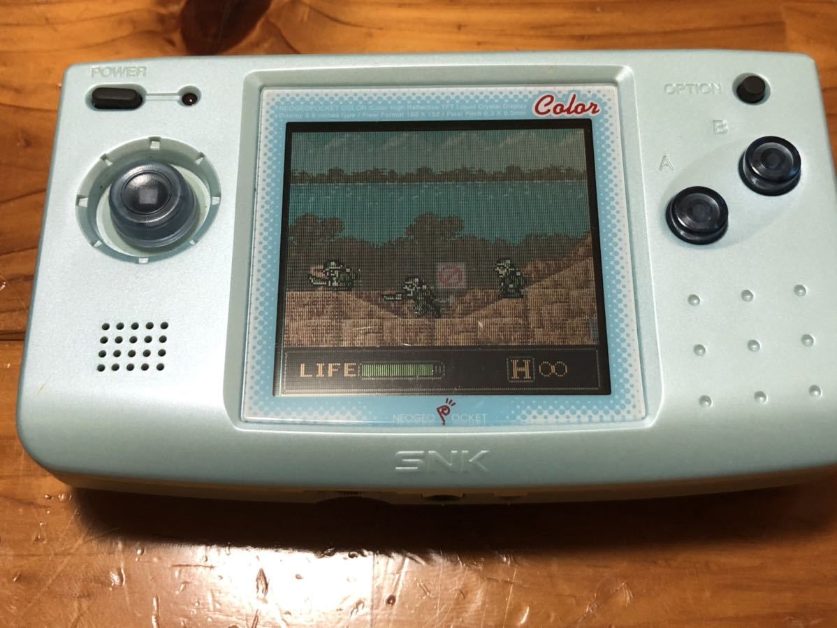 ネオジオポケットカラー パールブルー 動作ok ネオジオポケットカラー 