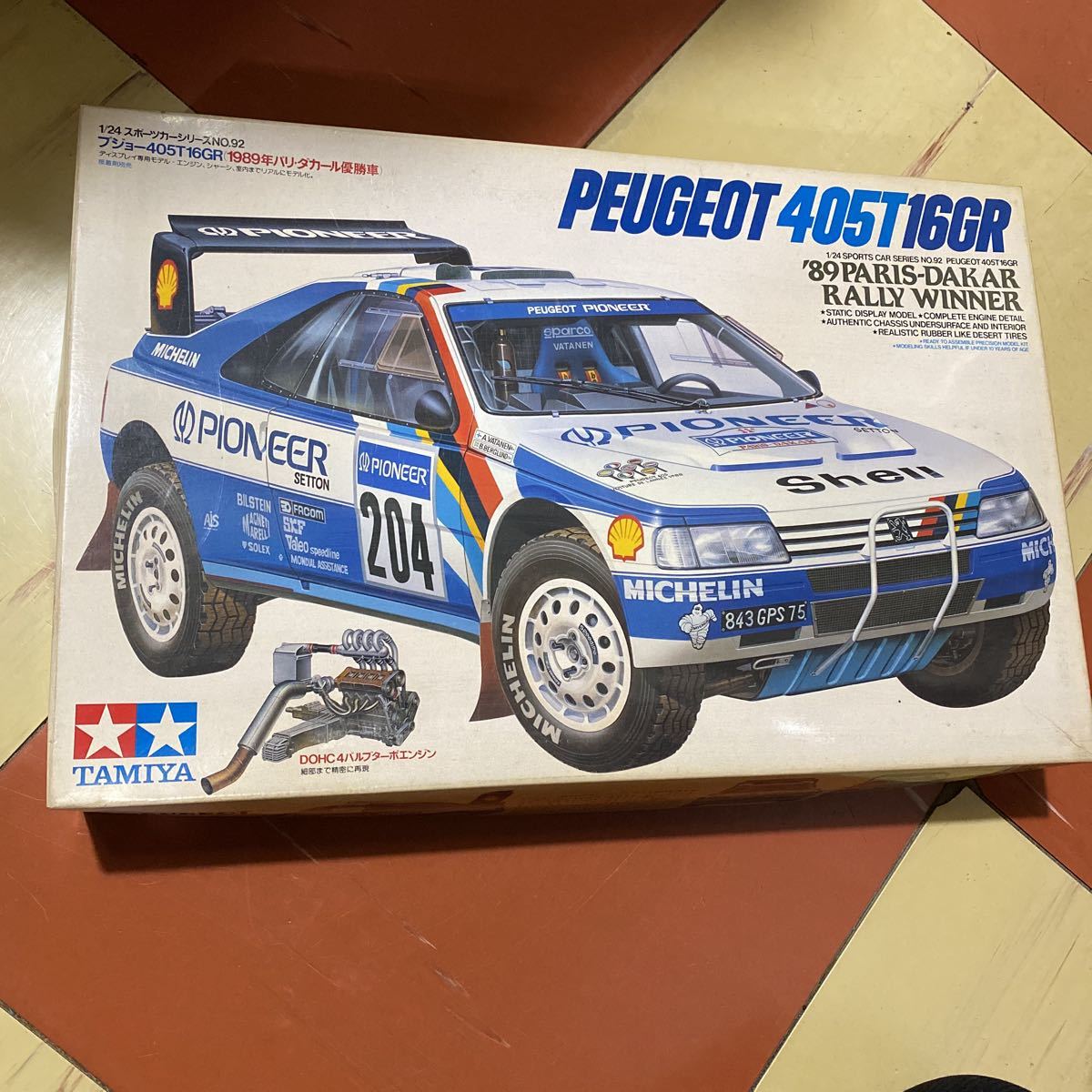 高品質，豊富な タミヤ 1/24 プジョー 405 T16GR 1989年パリダカール優勝車