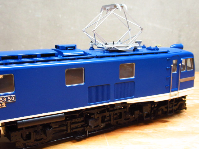 国鉄・直流電気機関車 EF58形 三井金属工芸 1/45スケール レール付き