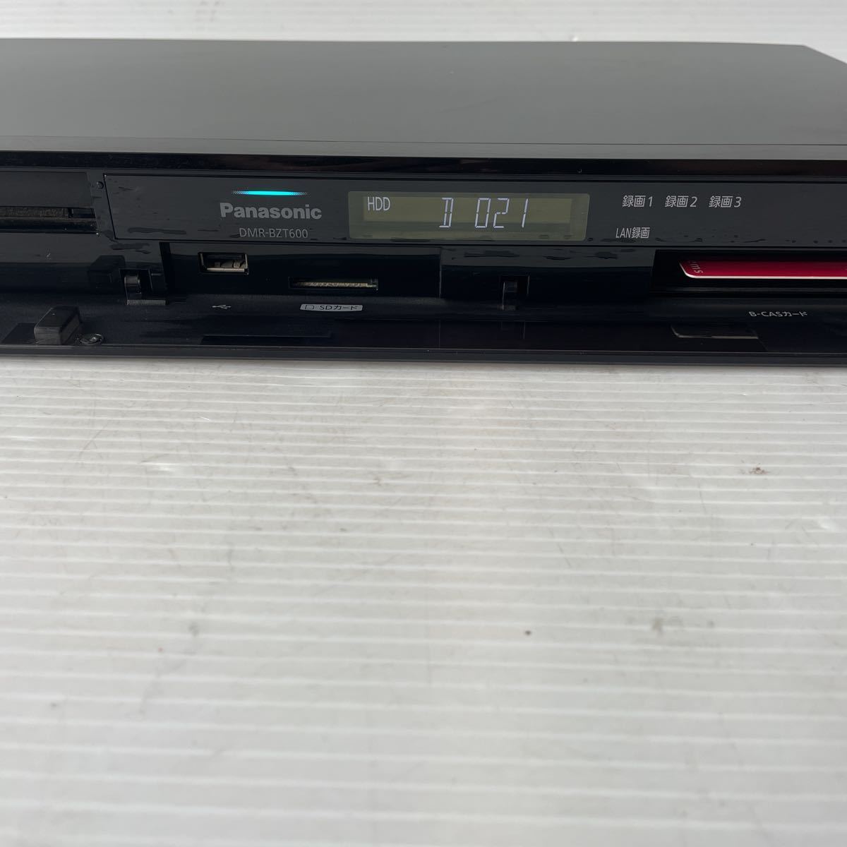 DMR-BZT600 Panasonic BDレコーダー 純正リモコン付き BD 3番組同時