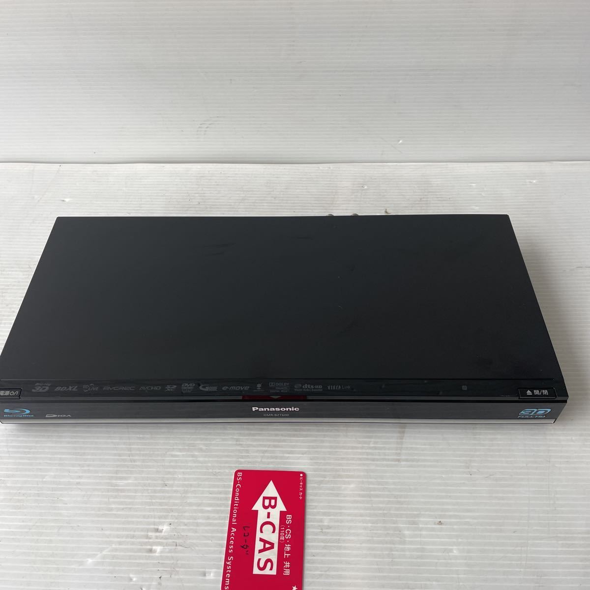 DMR-BZT600 Panasonic BDレコーダー 純正リモコン付き BD 3番組同時