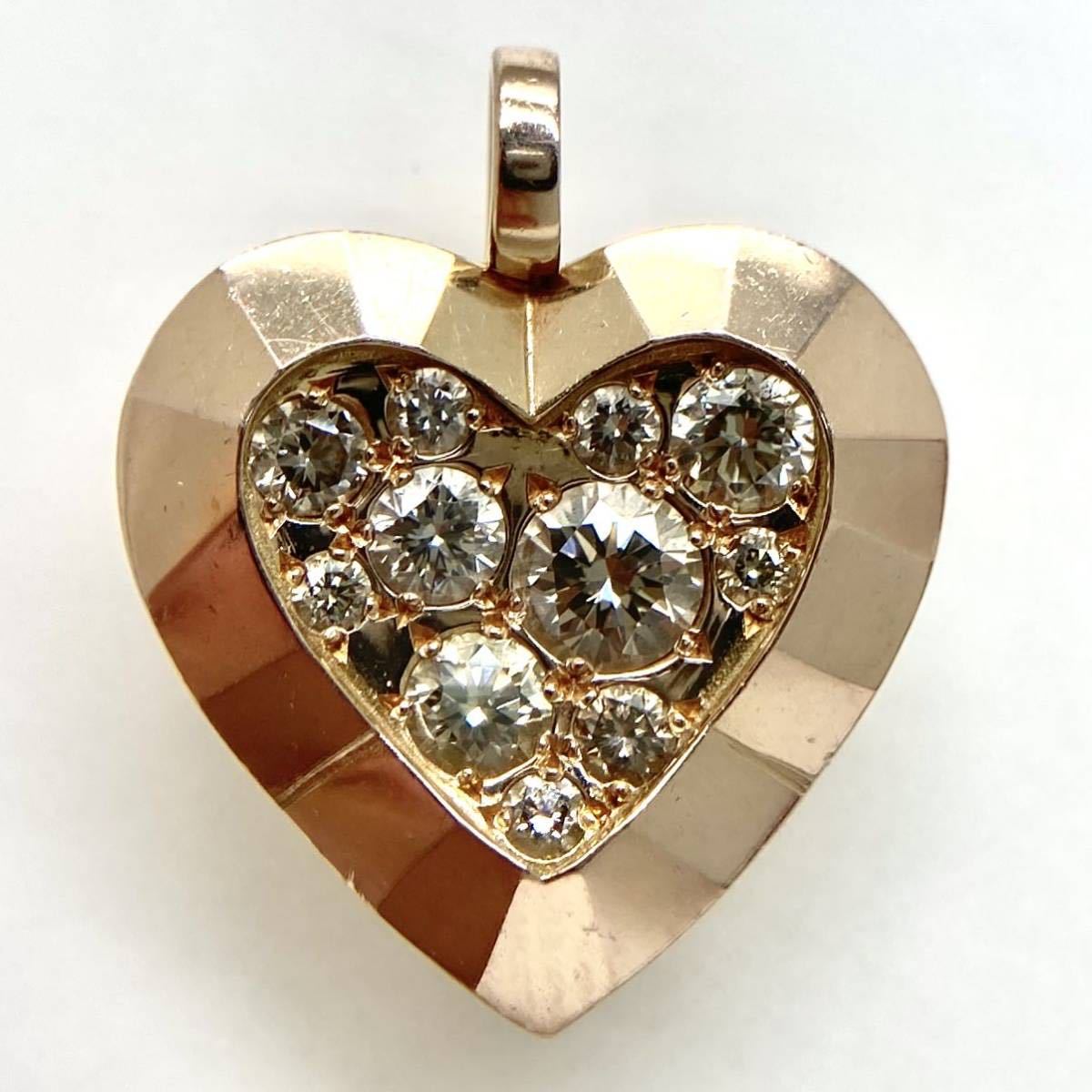 KASHIKEY カシケイ K18PG 天然ブラウンダイヤモンドペンダントトップ 0.35ct 2.4.g brown diamond ...