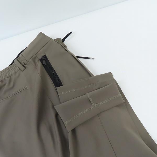 【美品】アウール＇ＬＩＮＡＴＥ＇ ツイルテーパードパンツ AOURE（アウール） スラックス LINATE” ツイルテーパードパンツ