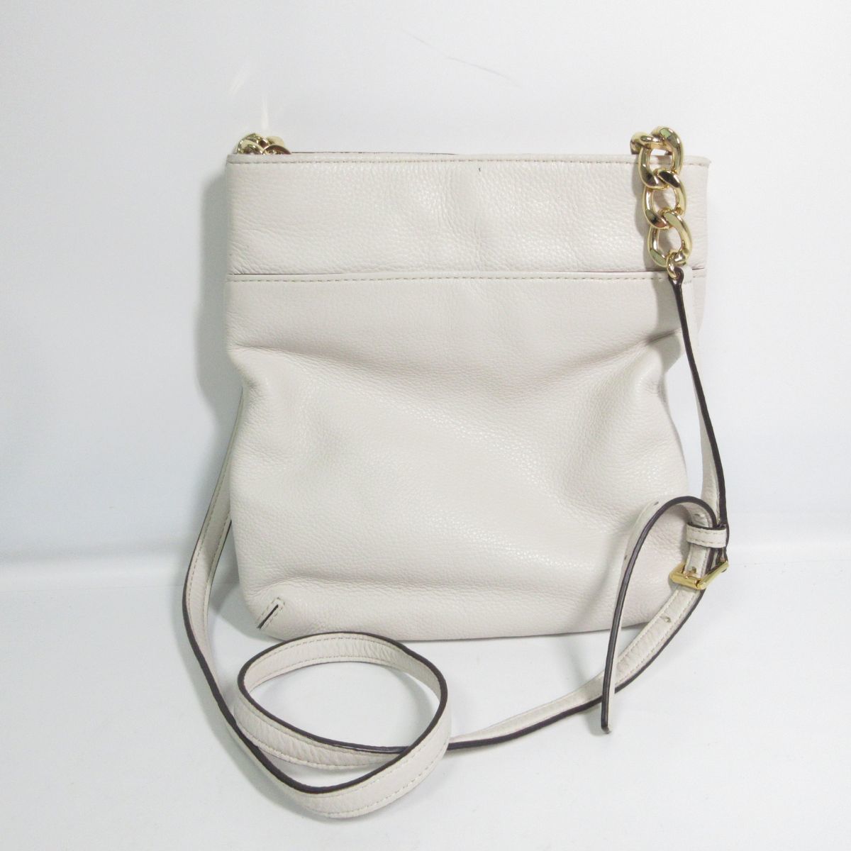 良品 MICHAEL KORS マイケルコース シュリンクレザー ショルダーバッグ 