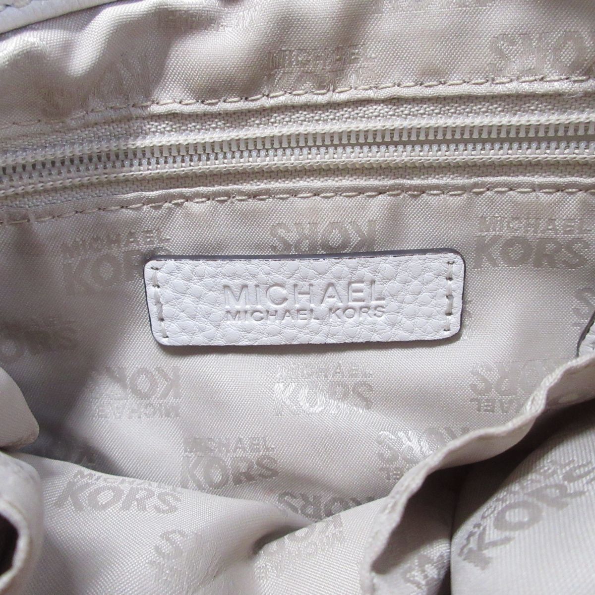 良品 MICHAEL KORS マイケルコース シュリンクレザー ショルダーバッグ 