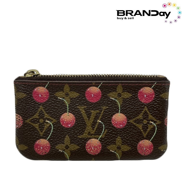  LOUIS VUITTON ルイヴィトン ポシェット クレ モノグラムチェリー M95042 さくらんぼ(モノグラムライン)｜売買されたオークション情報、yahooの商品情報をアーカイブ公開 - オークファン 服飾小物