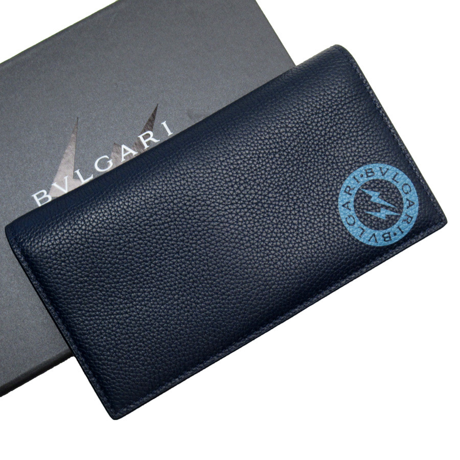 定番，お買い得】 BVLGARI ブルガリ 二つ折り長財布 ブルガリ