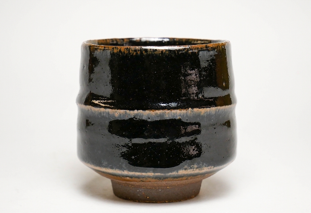 Ｔ４１１　茶碗　『伊羅保茶碗』　『宇田佐平 造』　共箱　抹茶碗　茶道具 宗sou 宇田佐平造 伊羅保茶碗（共箱） T411 茶碗 『伊羅保