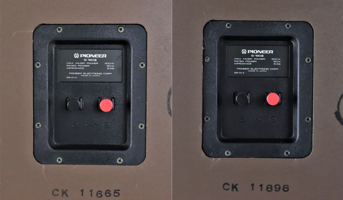 発送不可】 【音出しOK】 PIONEER S-180Ⅲ (S-1803 / S-180iii