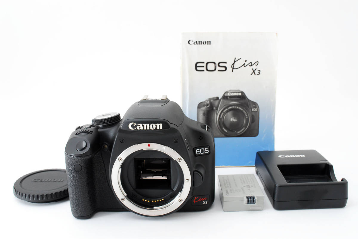 動作品 イオスキス x5 美品 Canon EOS Kiss X 18-55 EF25 ケース付 動作